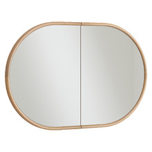 Viola-Look 900mm Wall Hung Vanity Package with Oval Shaving Cabinet